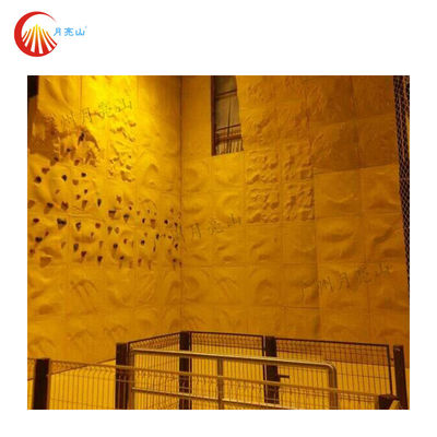 Outdoor Portable Bouldering Wall Army Training Fiberglass Rock Climbing Walls Board