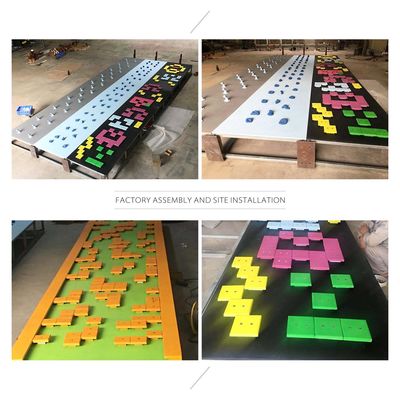 Interactive Kids Fun Climbing Wall Indoor For Amusement Playground