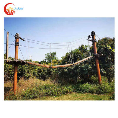 Children Challenge High Ropes Obstacle Course Adventure For Garden