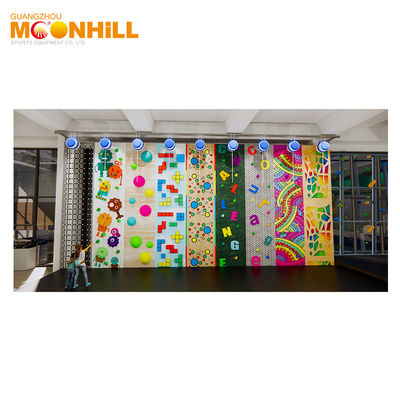 EN 12572 Indoor Climb Wall Adult Trampoline Park Rock Wall Climbing