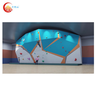 Auto Belay Rope Climbing Wall Artificial Kids Mobile Rock Climbing Wall