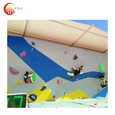 Professional Climber Boulder Climbing Wall Customized Color For Trampoline Park