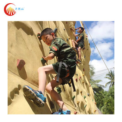Waterproof Auto Belay Kids Climbing Wall Outdoor CE Approved For Trampoline Park