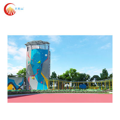 Outdoor Rock Lead Climbing Wall Panels Fiberglass Big Wall Bouldering