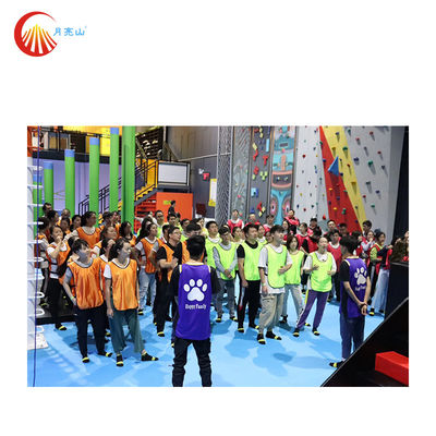 Indoor Sports Kids Climbing Wall Inflatables Obatacle Course Adventure CE ROHS