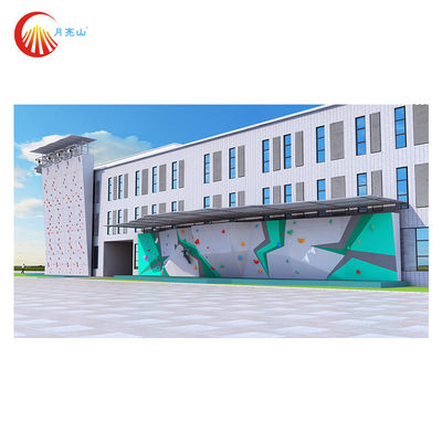 Colorful Outdoor Climbing Wall Frp Fiberglass Rock Climbing Training Board