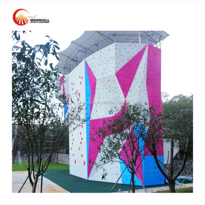 Amusement Kids Climbing Wall Anti Corrosion Rock Climbing Wall Indoor Outdoor
