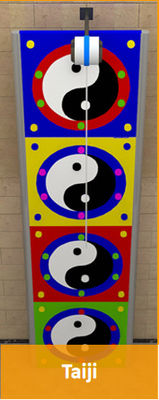 Weatherproof PVC Fun Climbing Wall For Easy Installation 1 Year Maintenance