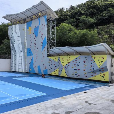 Professional International Competition Climbing Wall Anti - UV Environmental Protection