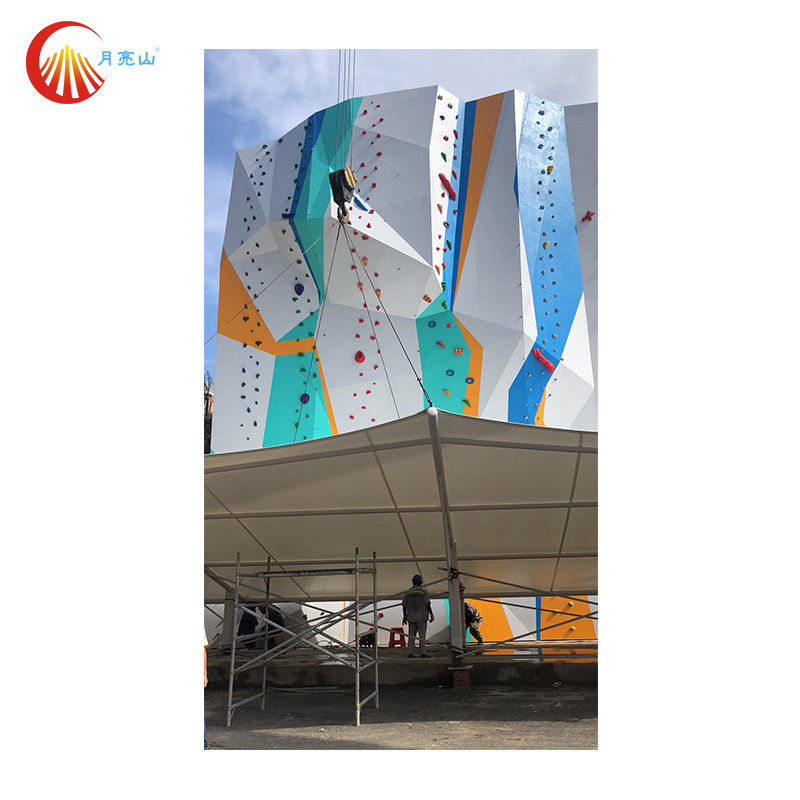 Gym Bouldering Climbing Wall Outdoor Indoor Rock Wall Panels Anti Corrosion