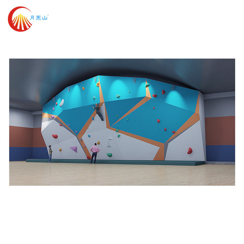 Amusement Park Overhang Climbing Wall Boulder Indoor Rock Climbing For Adults