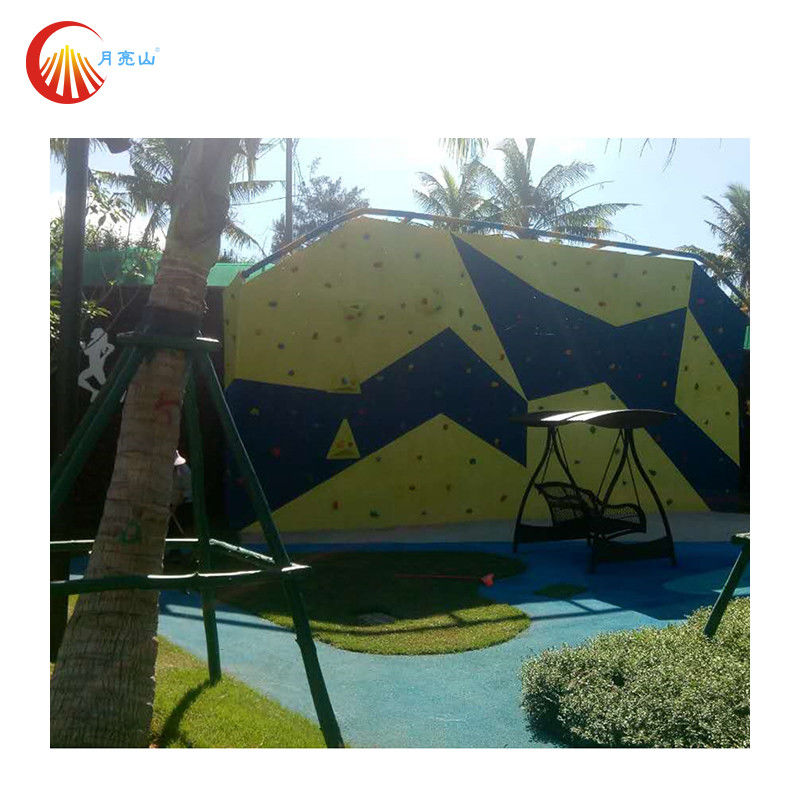 Indoor Kids Rock Wall Climbing Corrosion UV Resistant For Theme Park