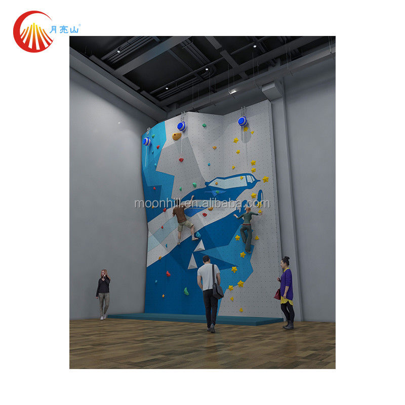 Easy To Install Indoor Climbing Wall Anti Weather For Communities University