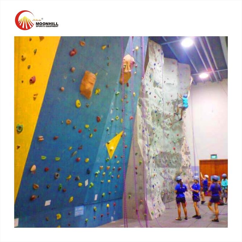 Auto Belay Rope Climbing Wall Artificial Kids Mobile Rock Climbing Wall