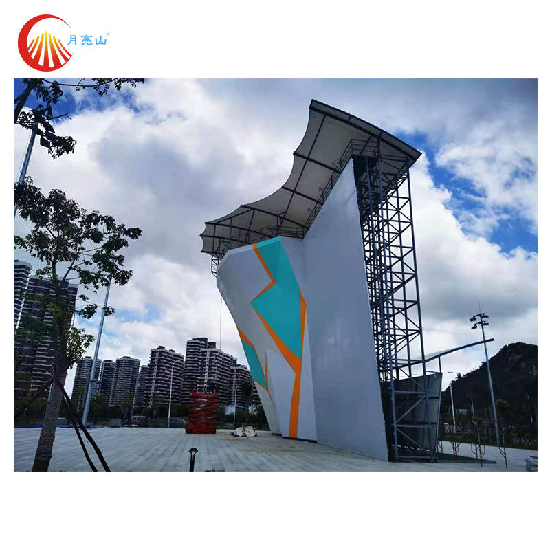 All Ages Boulder Climbing Wall Public Outdoor Playground Climbing Wall Waterproof