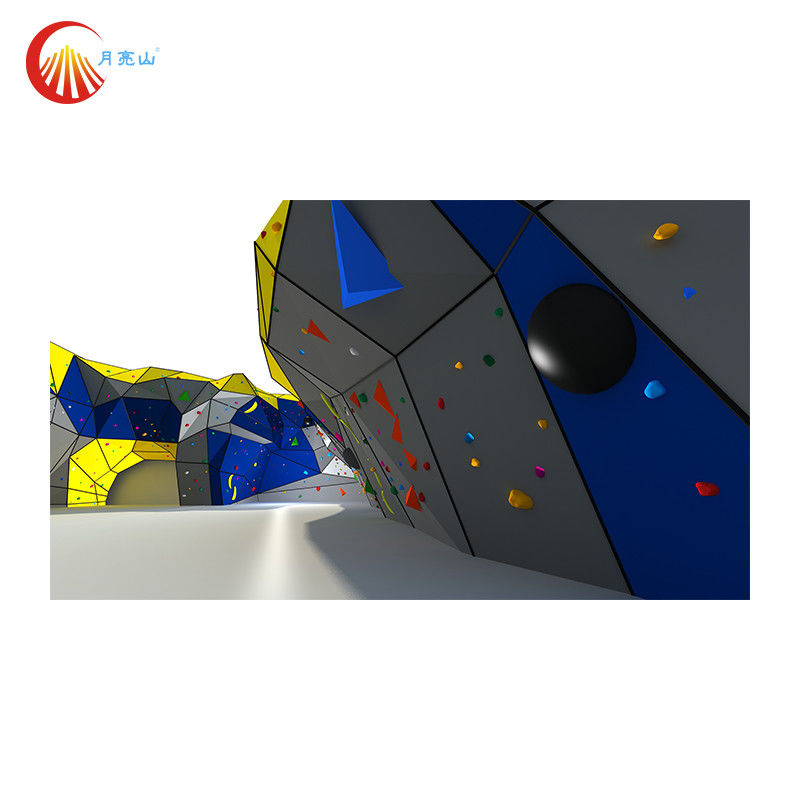 Anti UV Corrosion Boulder Climbing Wall Adventurous Adult Indoor Rock Climbing