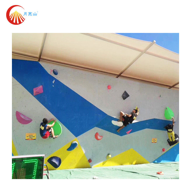Professional Climber Boulder Climbing Wall Customized Color For Trampoline Park