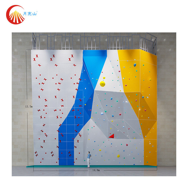 Commercial Indoor Climbing Wall Multicoloured For Amusement Park