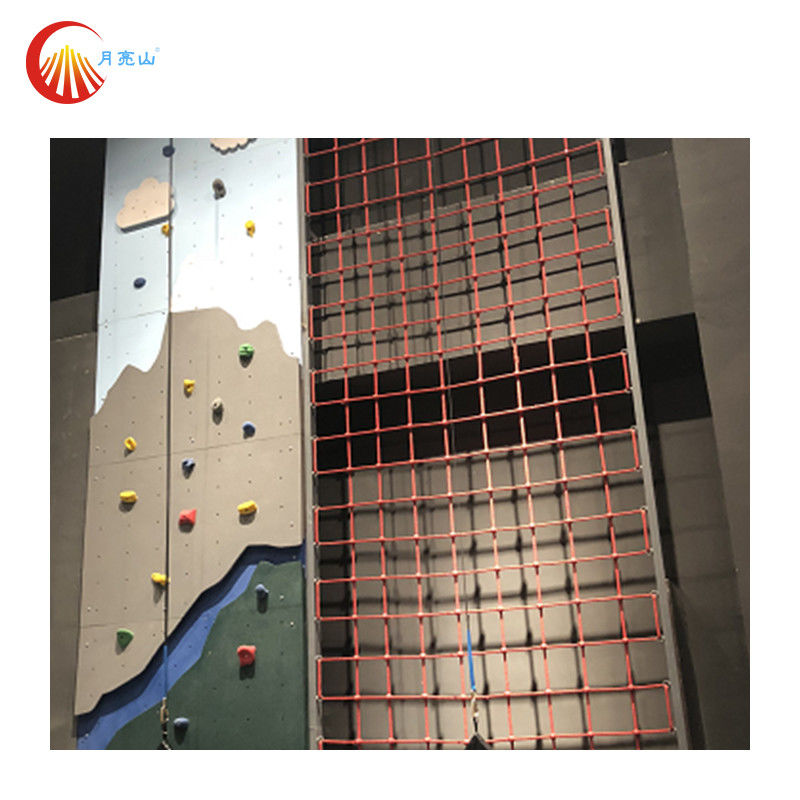 Anti Corrosion Fun Climbing Wall Indoor Customized For Gym Park