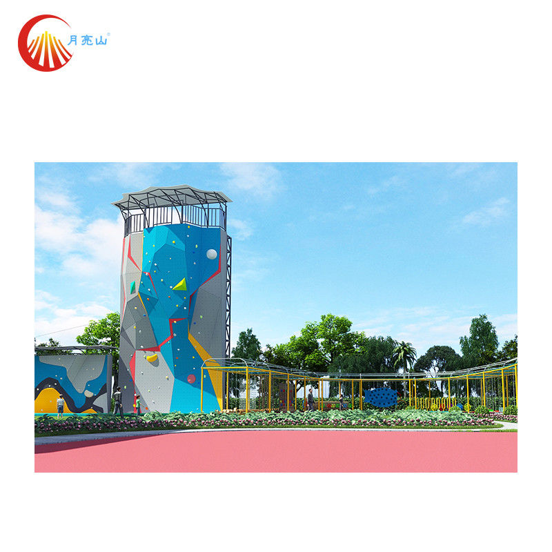 MH Outdoor Childrens Climbing Wall Fiberglass For Amusement Park