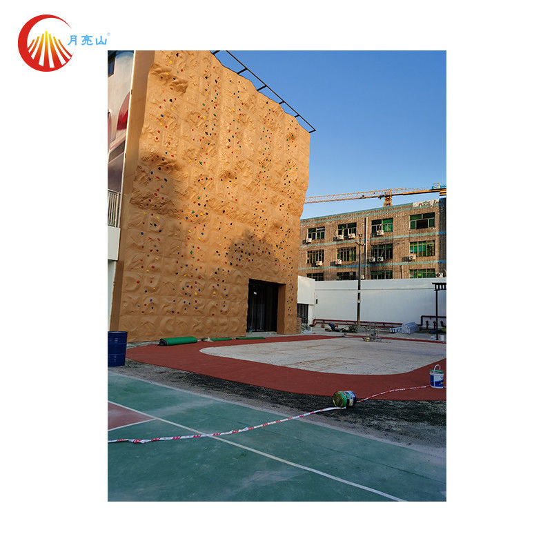 Playground Park Outdoor Climbing Wall Equipment Anti UV Colourful Customized