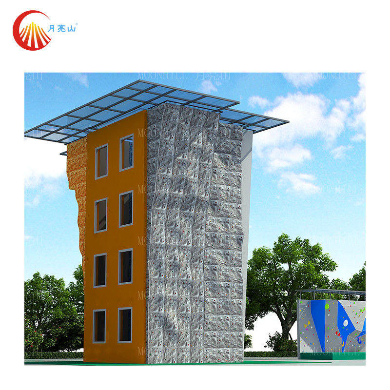 Trampoline Park Outdoor Bouldering Wall Gym Artificial Climbing Wall ISO9001