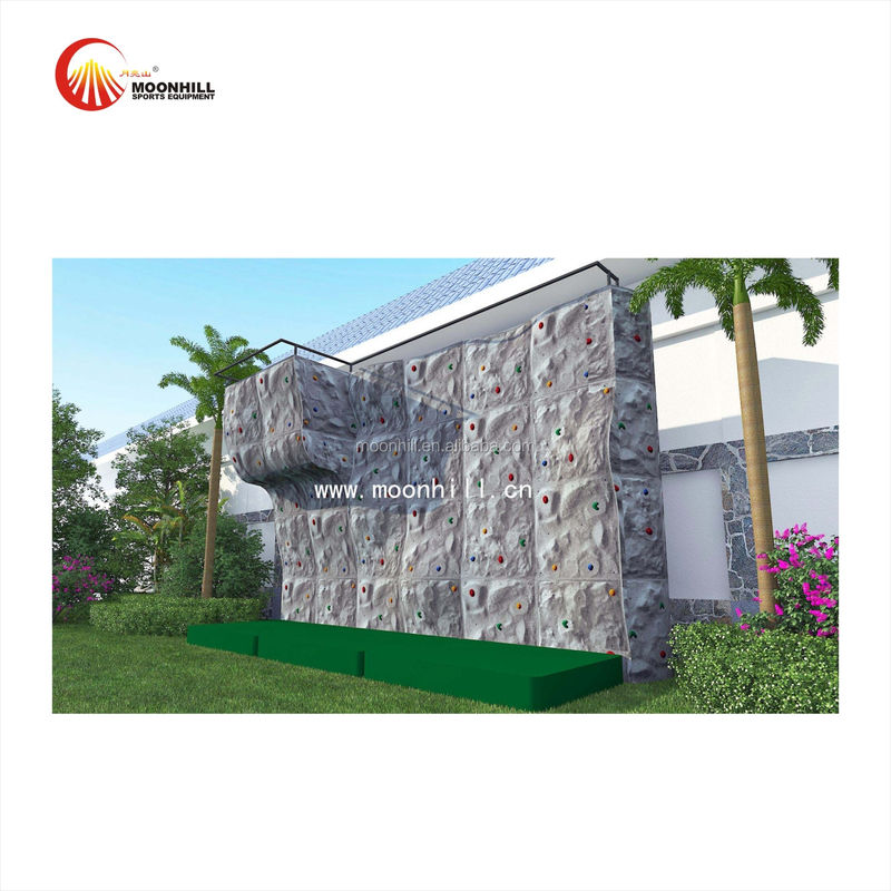 Fiberglass Resin Rock Climbing Board Wall Colorful For Home School