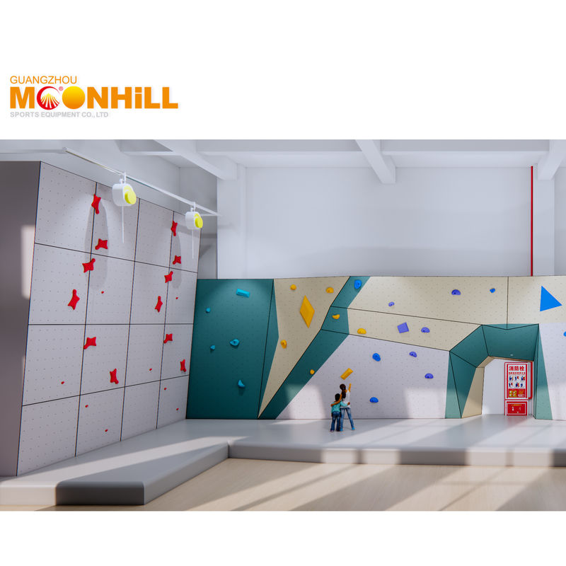 Colorful Training Climbing Wall Kids Indoor Rock Climbing Panels High Strength