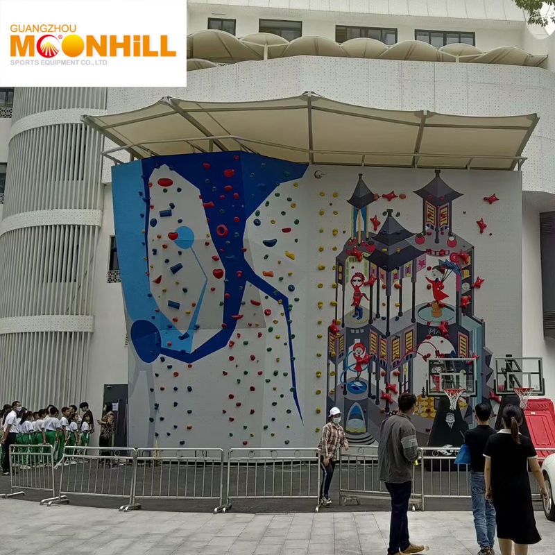 Customized Resin Outdoor Climbing Wall Long Lasting Cloud Storage For Businesses