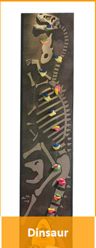 Interactive Indoor Fun Climbing Wall 1/1.2m Width 2.4/3.6m Height