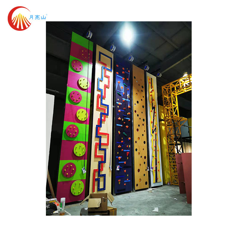 Custom Outdoor Climbing Wall For Commercial Trampoline Park