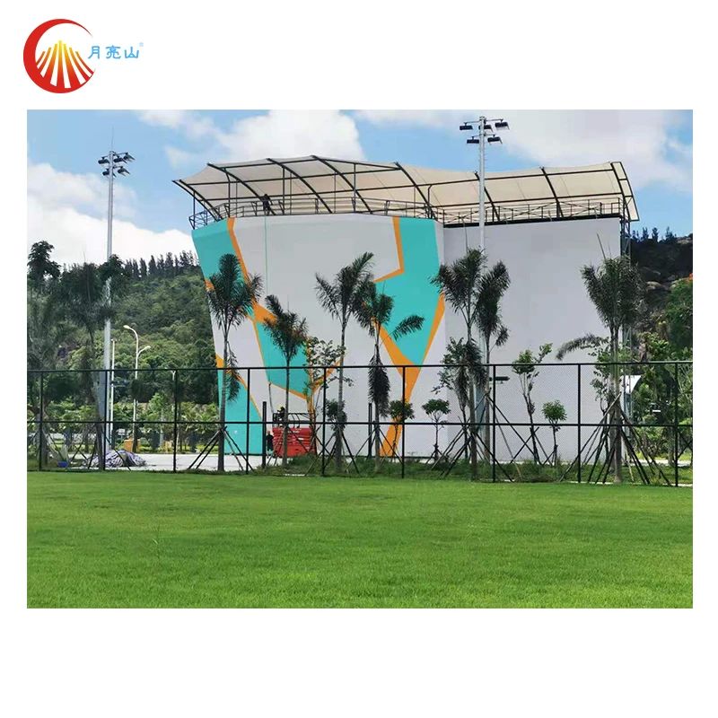 Resin Composite Panels Boulder Climbing Wall With Safety Features